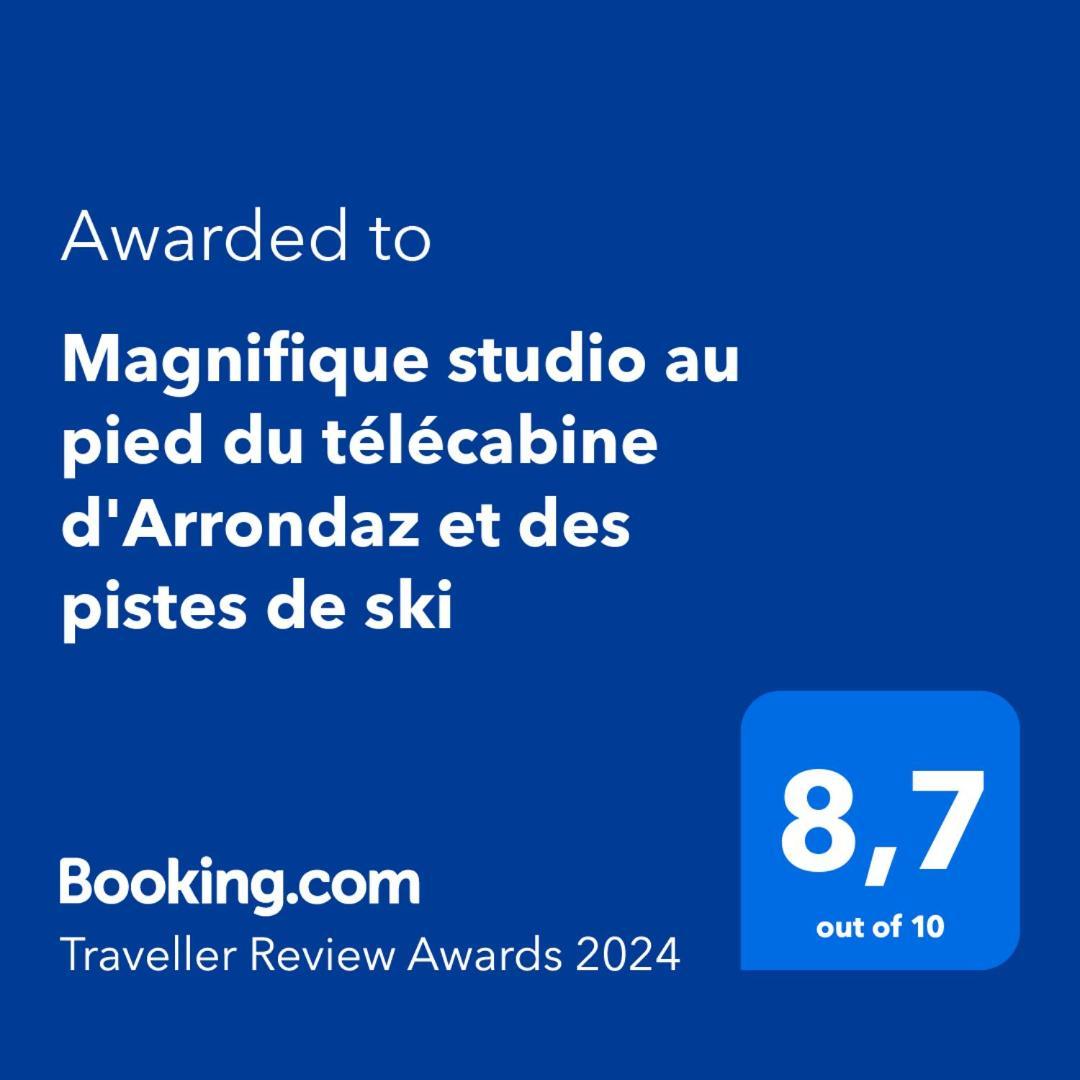 Magnifique Studio Au Pied Du Telecabine D'Arrondaz Et Des Pistes De Ski Modane Exteriör bild
